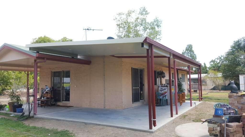 Patio Area On The Side Of House - Bryland Sheds Townsville