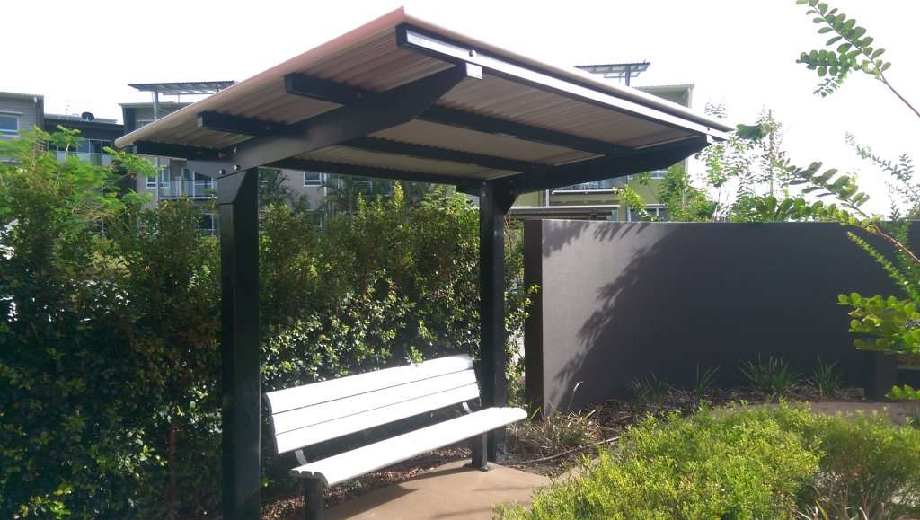 Seated Undercover Space - Bryland Sheds Townsville