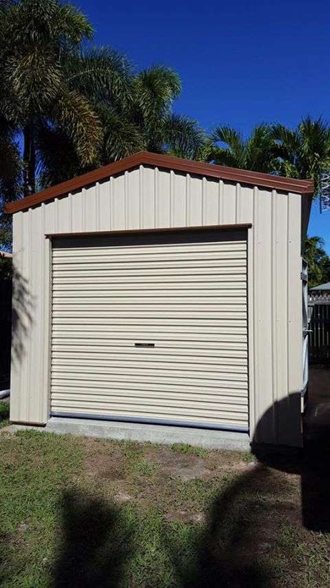 Small Single Roller Door Shed - Bryland Sheds Townsville
