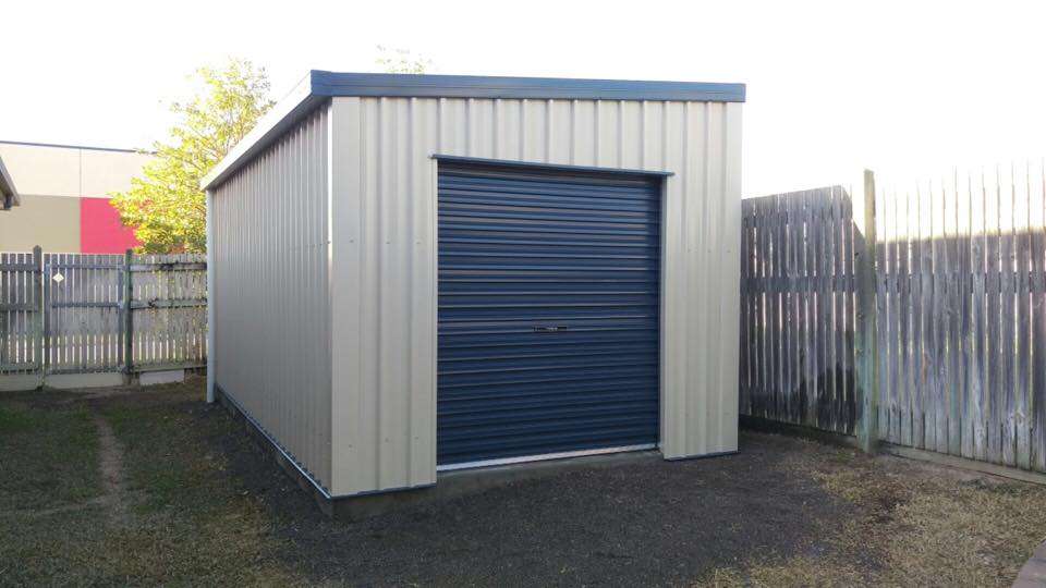 Small Single Roller Door Shed - Bryland Sheds Townsville