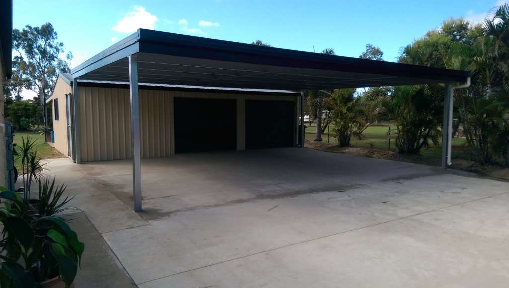 Triple Space Carport - Bryland Sheds Townsville