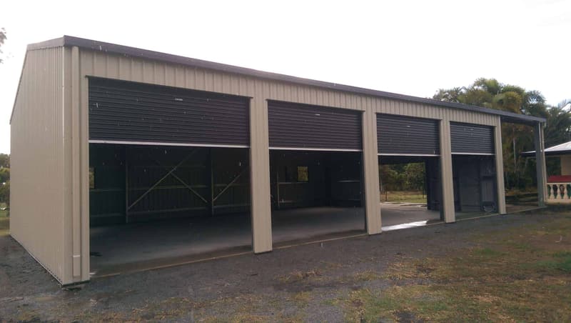 Large four Bay Garage