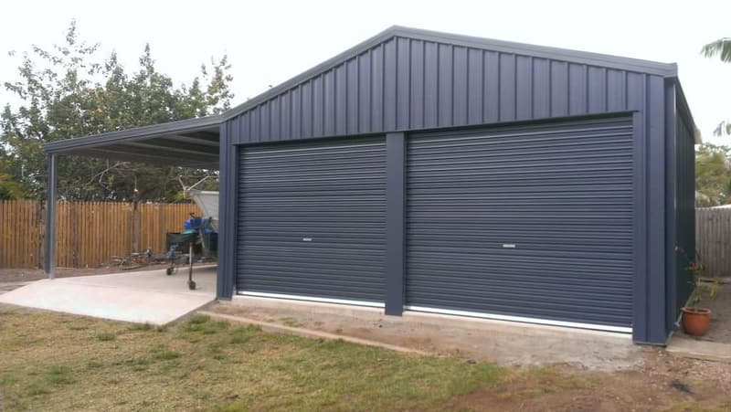 Double Roller Door Garaport