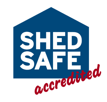 Shed Safe Accredited Logo
